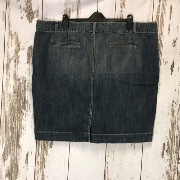 Merona Dark Wash Denim Skirt - Picture 2 of 4